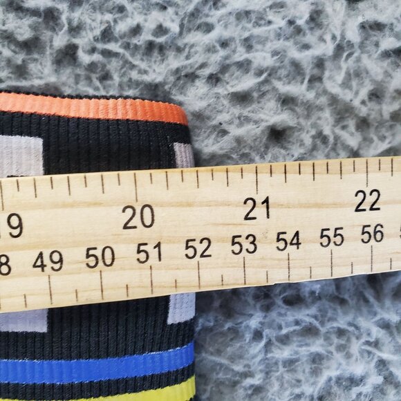 Ashley Stewart Suit Women Size 2X Royal Blue Rainbow Stripe Sweat Set *NWT* - Picture 12 of 16